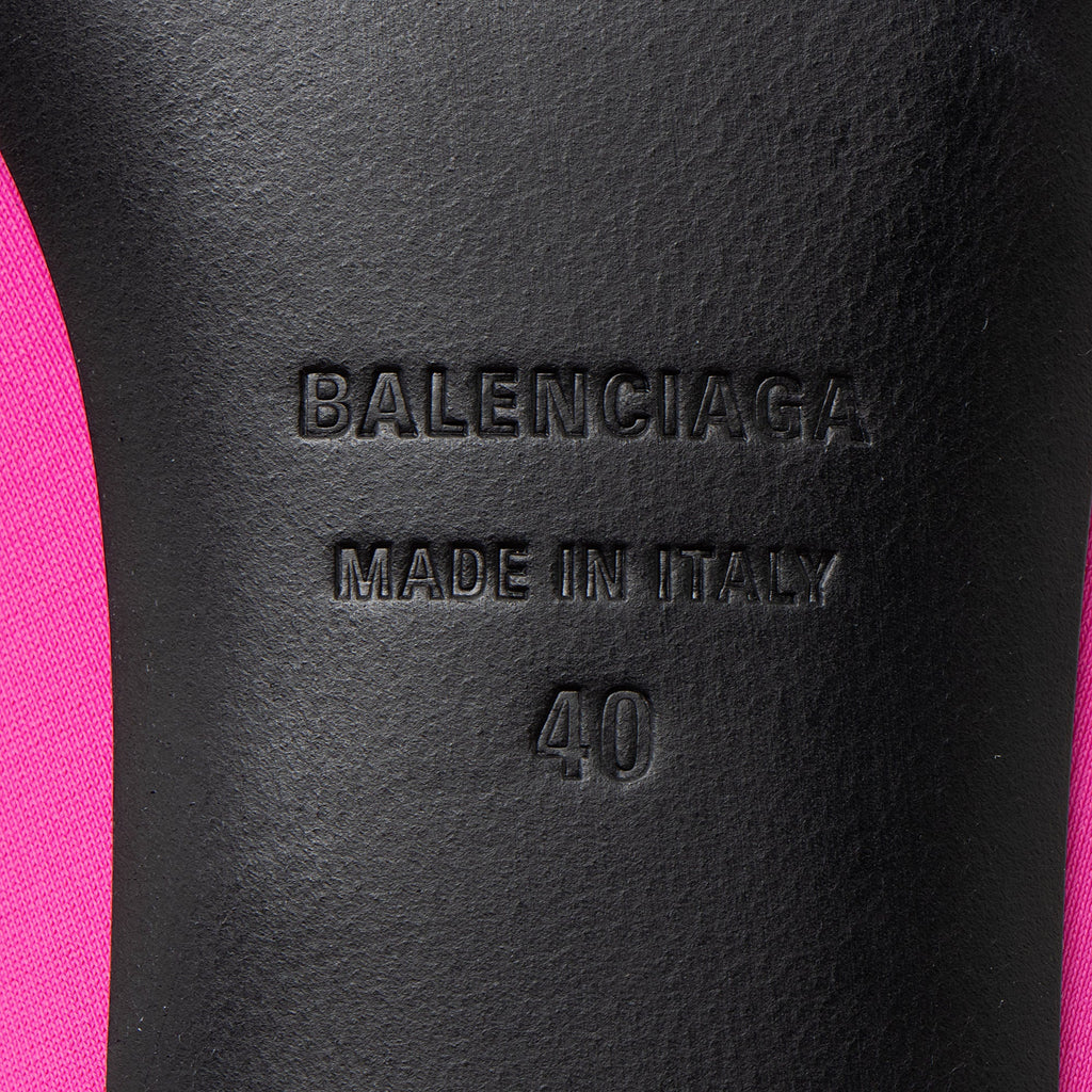 Balenciaga Spandex Bow Knife Mule Pumps - Size 10 / 40