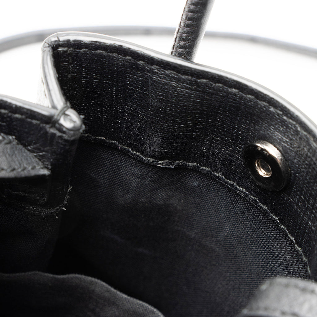 Balenciaga Textured Calfskin Phone Holder Crossbody