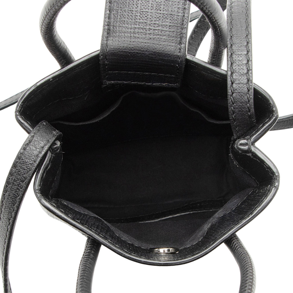 Balenciaga Textured Calfskin Phone Holder Crossbody