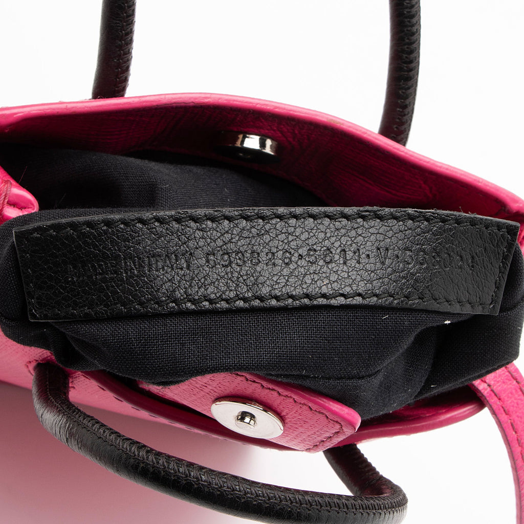 Balenciaga Textured Calfskin Phone Holder Crossbody