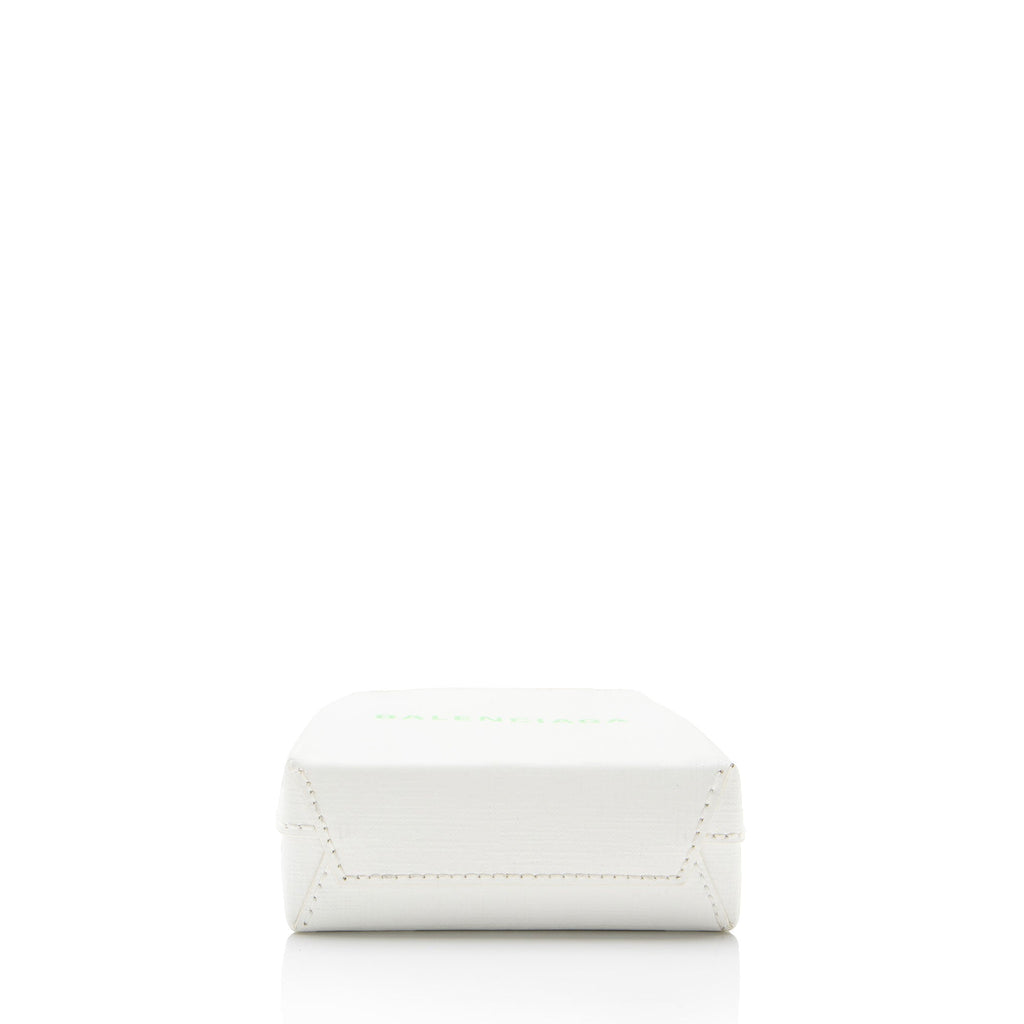 Balenciaga Textured Calfskin Phone Holder Crossbody