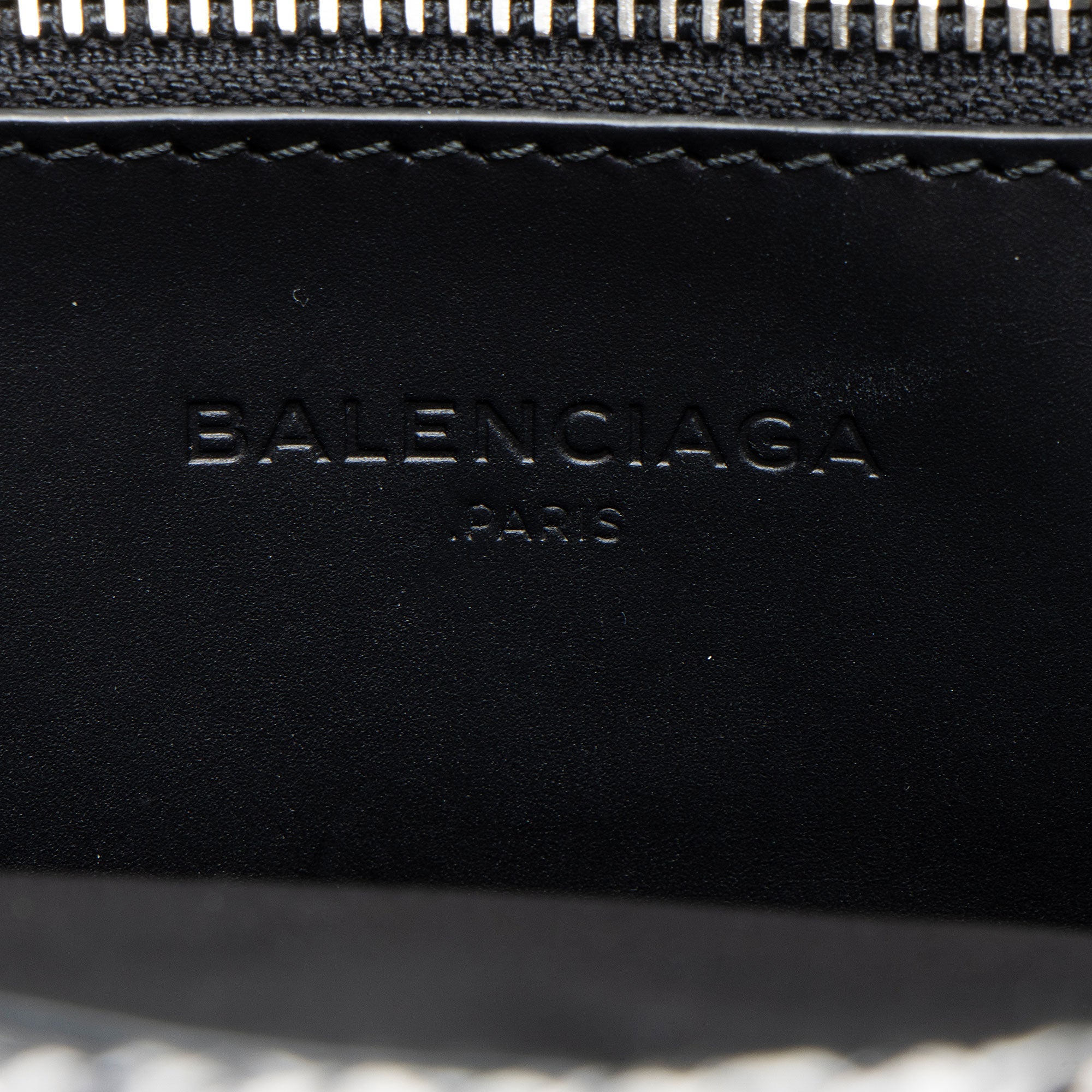 Balenciaga Tweed Leather Cabas Tote