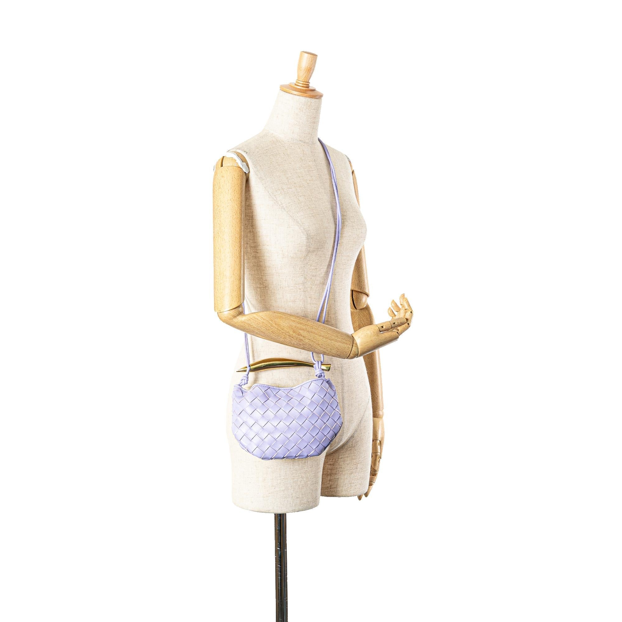 Bottega Veneta Baby Lambskin Intrecciato Sardine Bag