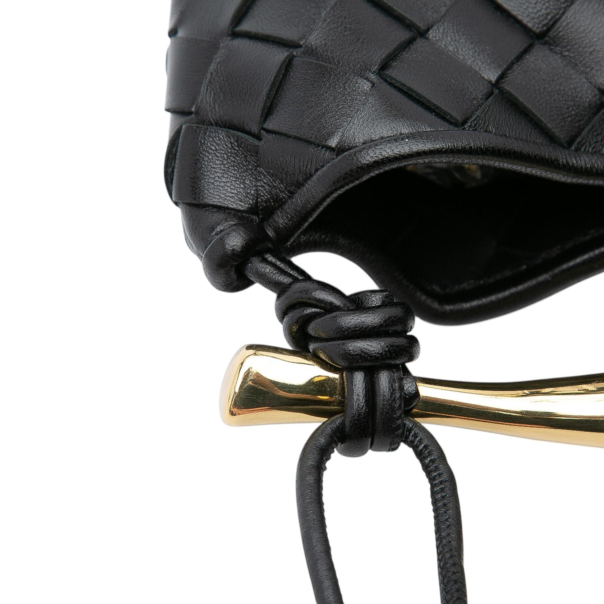 Bottega Veneta Baby Lambskin Intrecciato Sardine