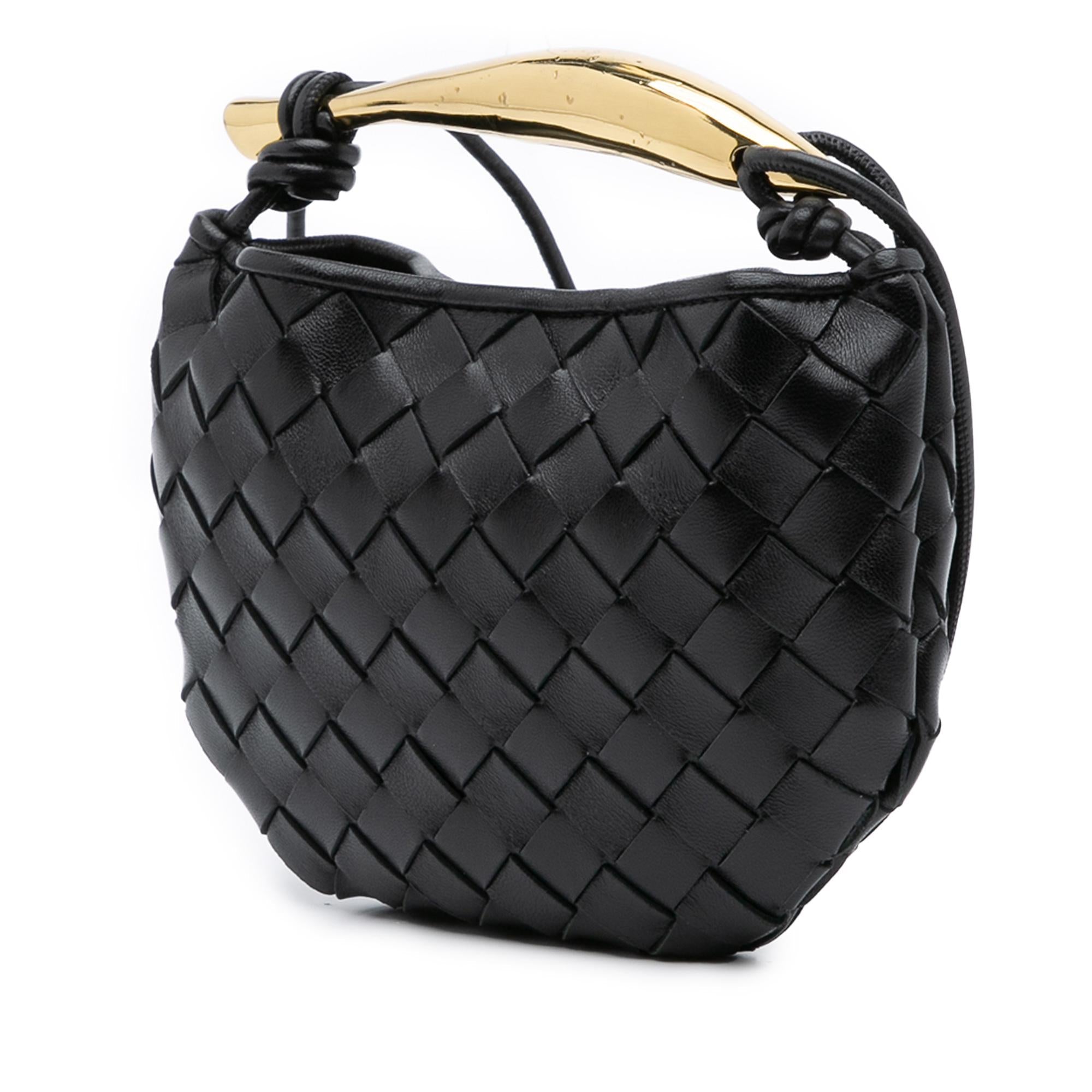Bottega Veneta Baby Lambskin Intrecciato Sardine