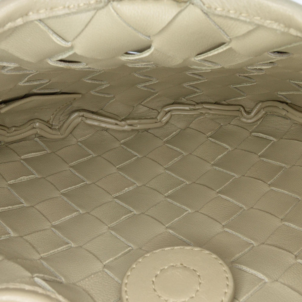 Bottega Veneta Baby Lambskin Intrecciato Sardine