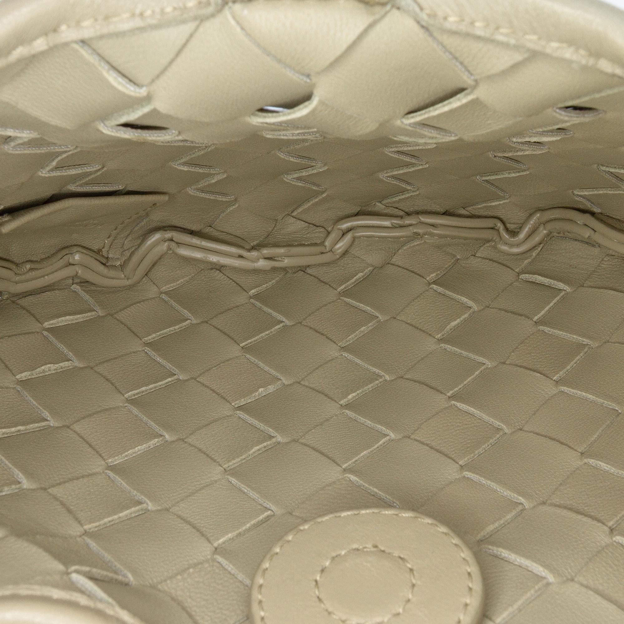 Bottega Veneta Baby Lambskin Intrecciato Sardine