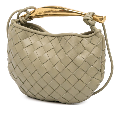 Bottega Veneta Baby Lambskin Intrecciato Sardine