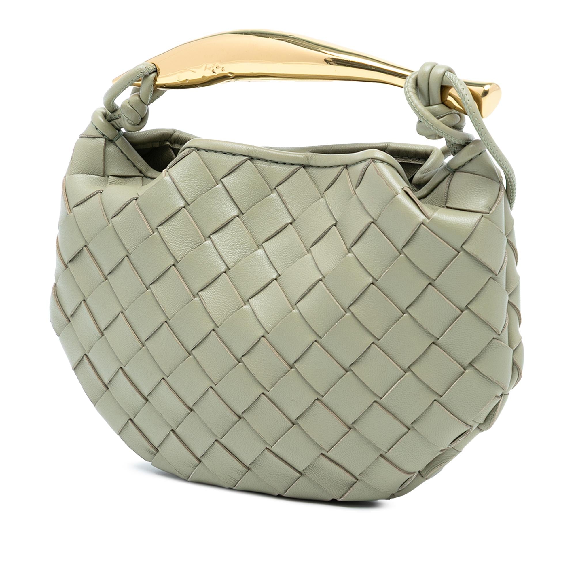 Bottega Veneta Baby Lambskin Intrecciato Sardine
