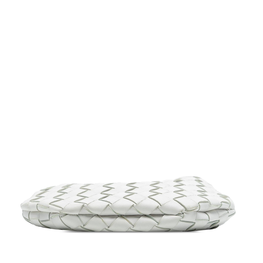 Bottega Veneta Baby Lambskin Intrecciato Sardine