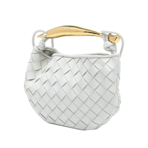 Bottega Veneta Baby Lambskin Intrecciato Sardine