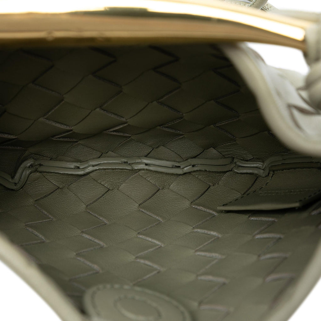Bottega Veneta Baby Lambskin Intrecciato Sardine
