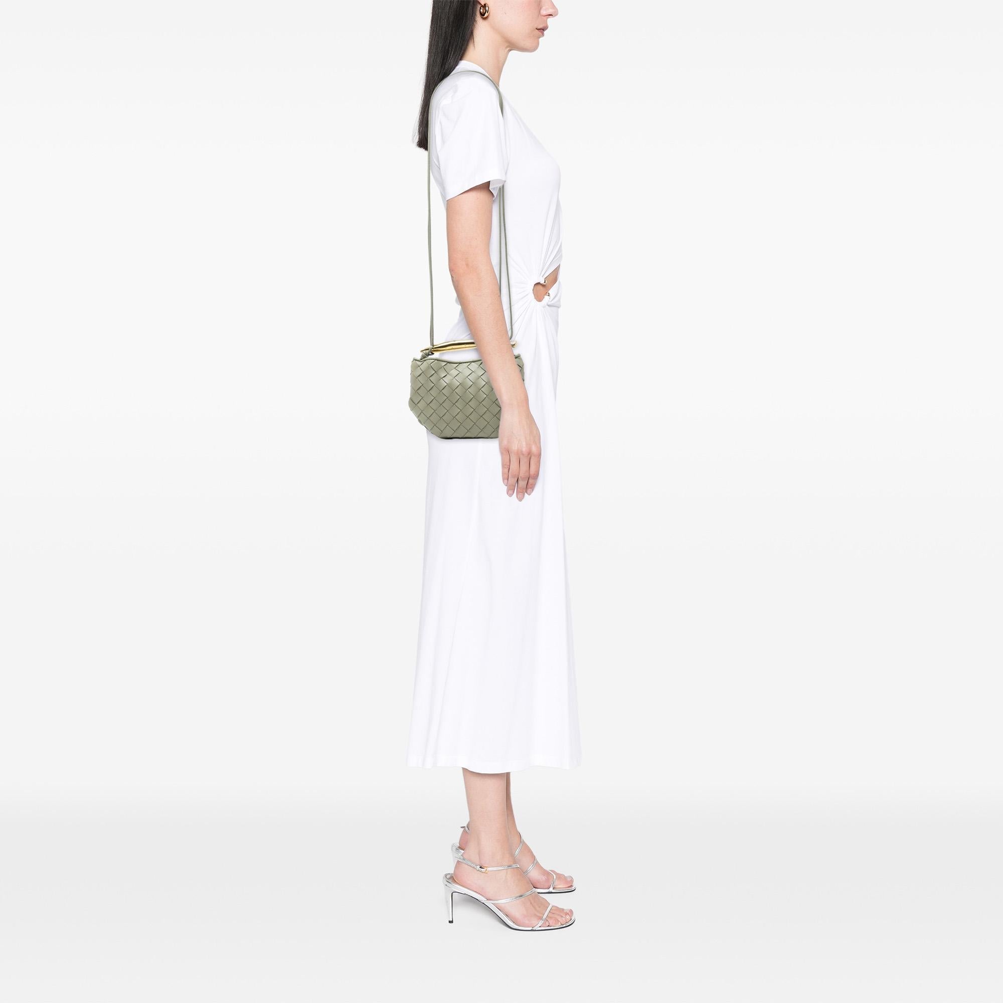 Bottega Veneta Baby Lambskin Intrecciato Sardine
