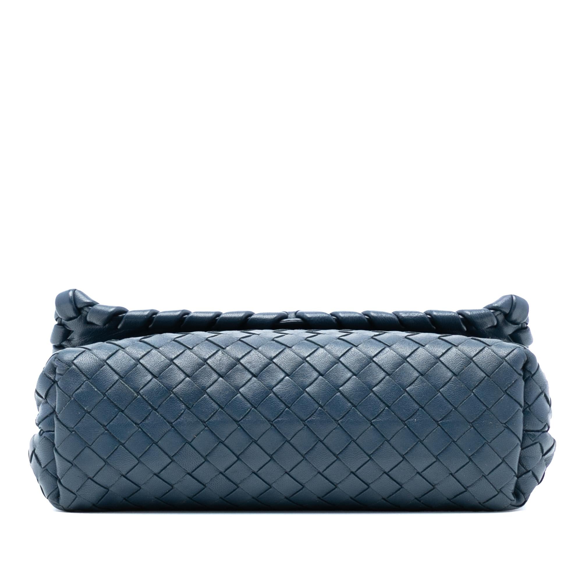 Bottega Veneta Baby Nappa Intrecciato Olimpia Crossbody