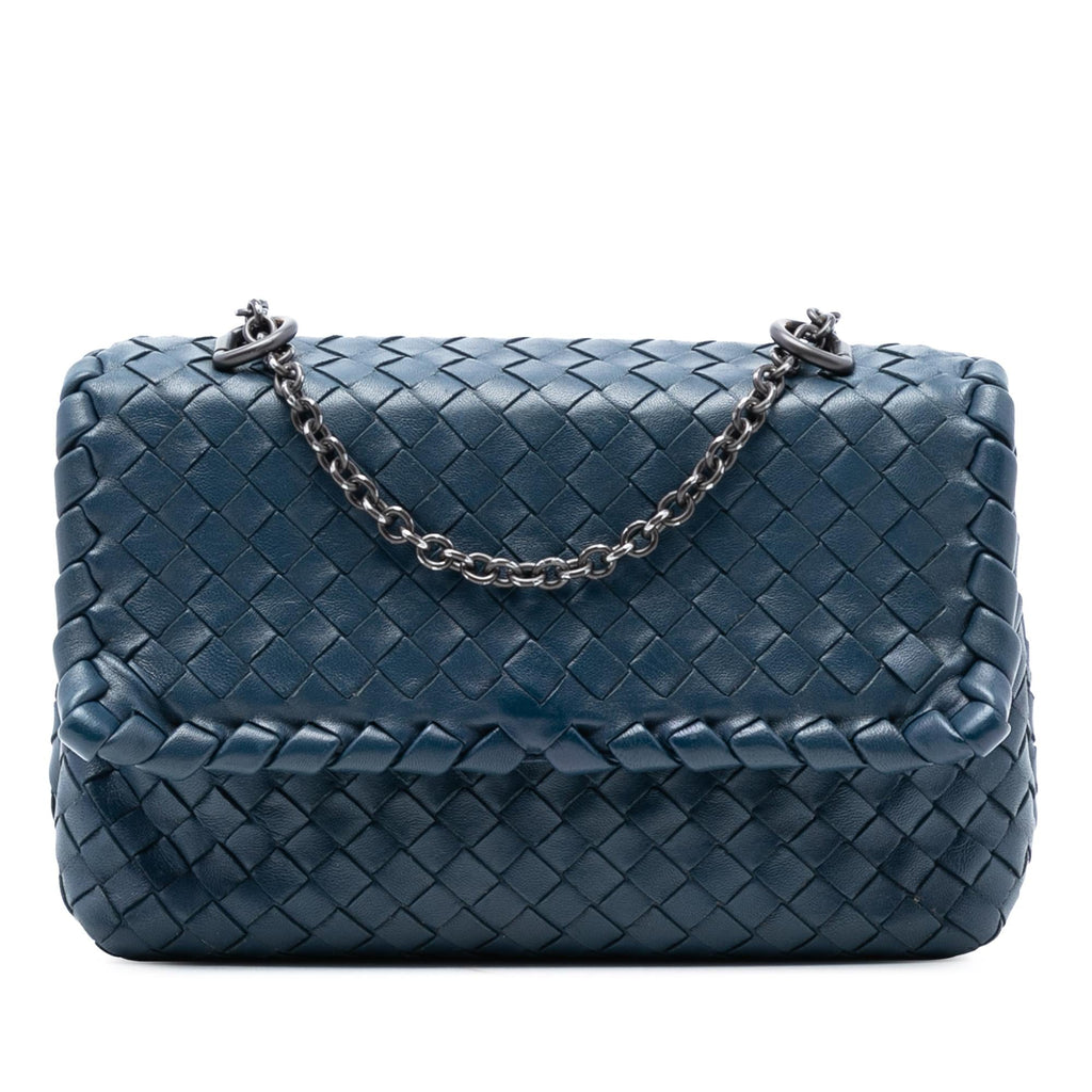 Bottega Veneta Baby Nappa Intrecciato Olimpia Crossbody