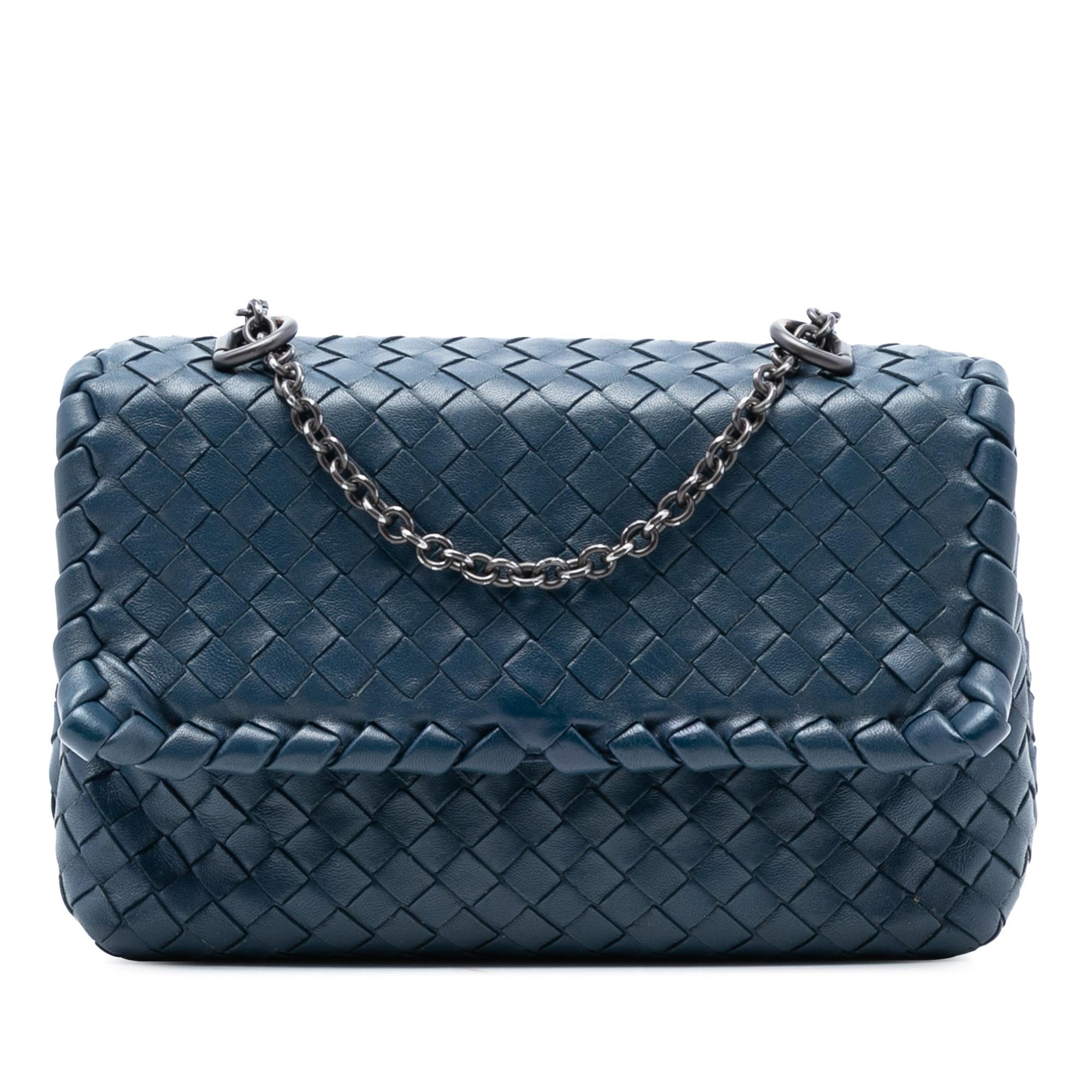Bottega Veneta Baby Nappa Intrecciato Olimpia Crossbody