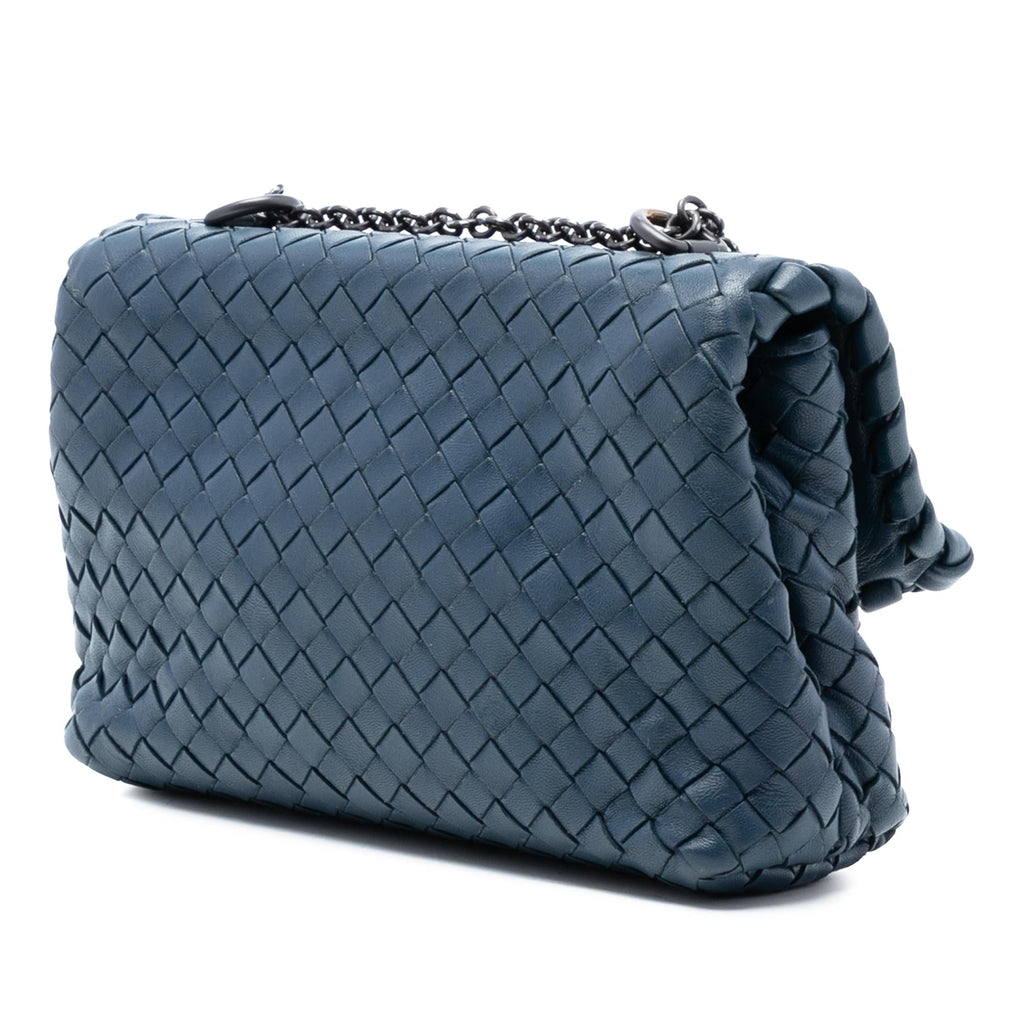 Bottega Veneta Baby Nappa Intrecciato Olimpia Crossbody
