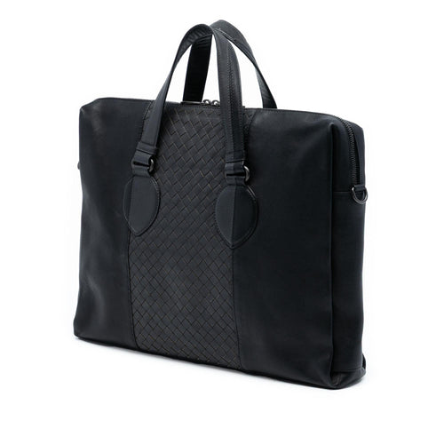Bottega Veneta Bicolor Nappa Intrecciato Briefcase