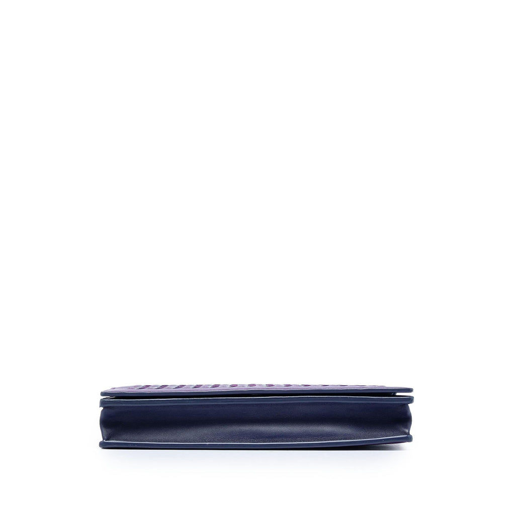 Bottega Veneta Bicolor Nappa Intrecciato Continental Wallet on Chain