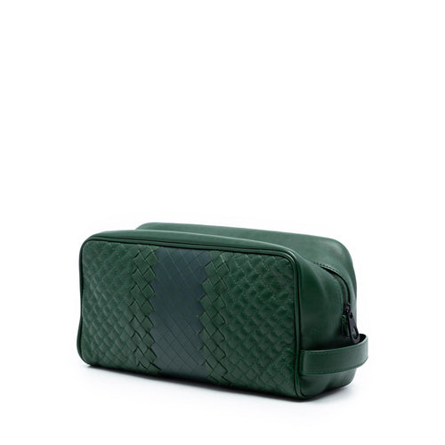 Bottega Veneta Bicolor Nappa Intrecciato Pouch
