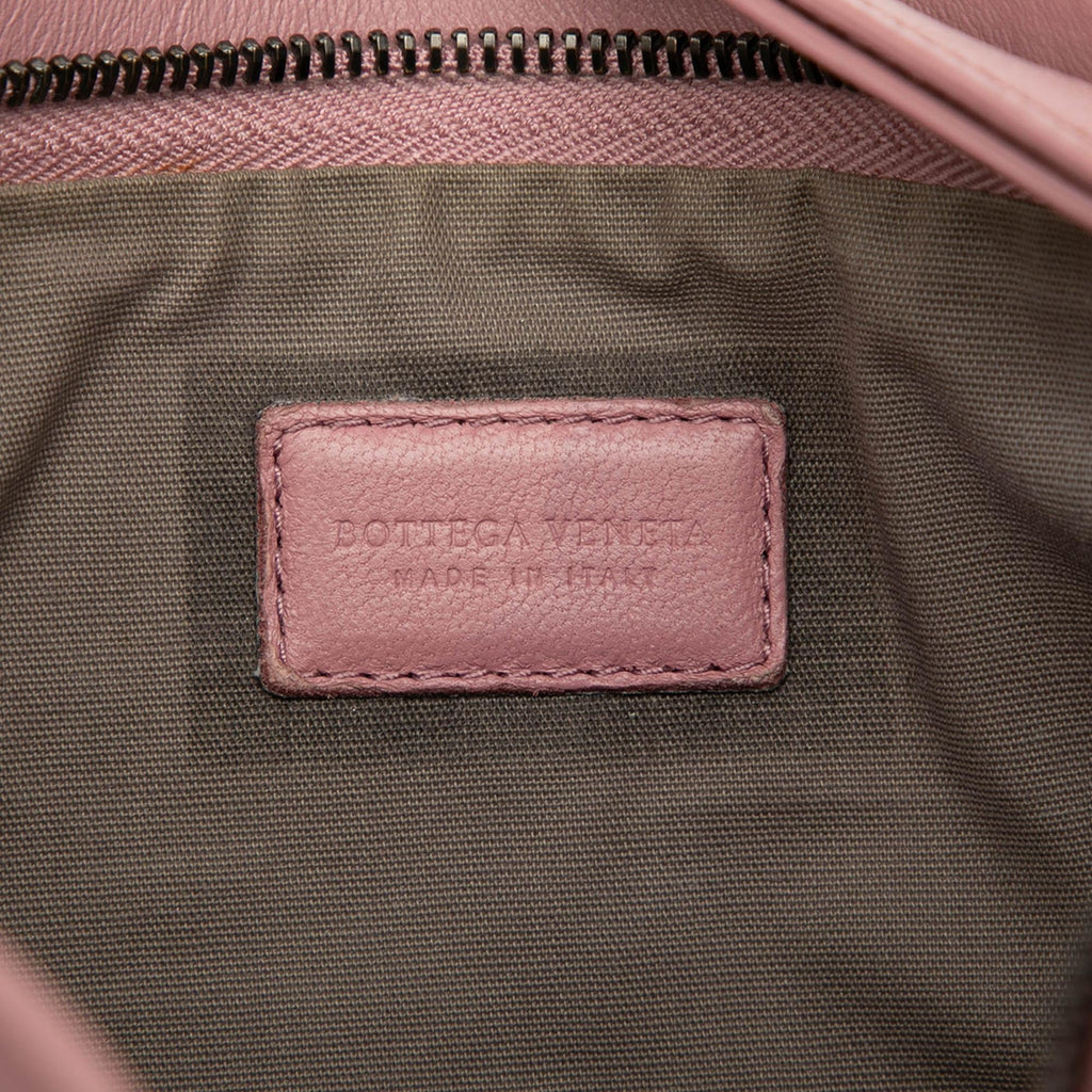 Bottega Veneta Bicolor Nappa Intrecciato Wristlet Clutch