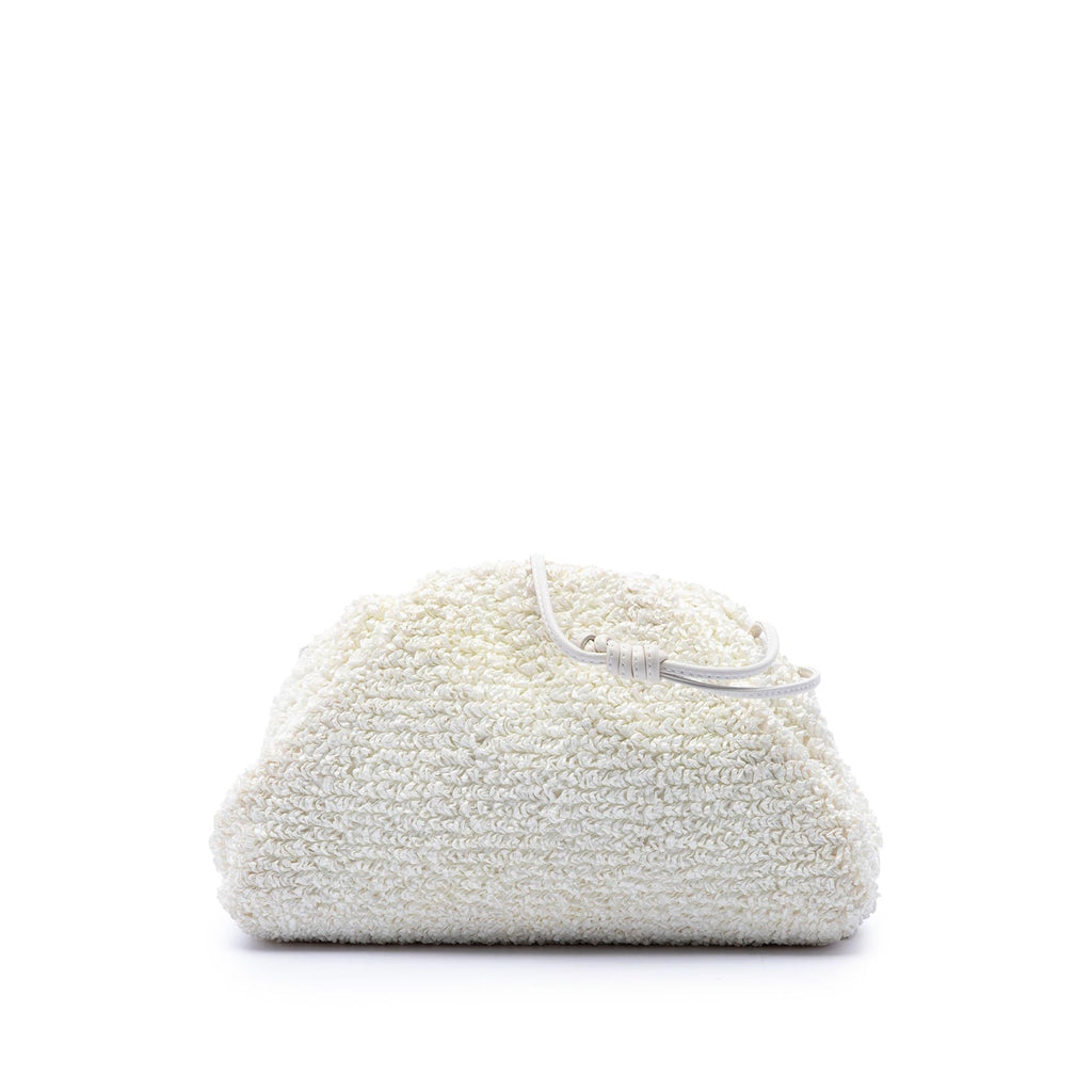 Bottega Veneta Boucle Raffia The Mini Pouch Crossbody
