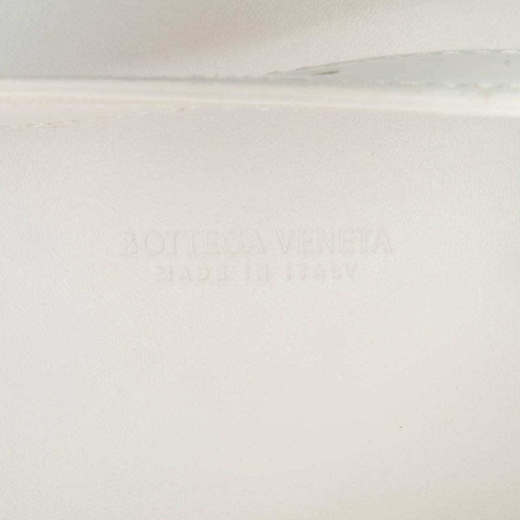 Bottega Veneta Brushed Calfskin Intrecciato Cradle Fold Over Shoulder Bag