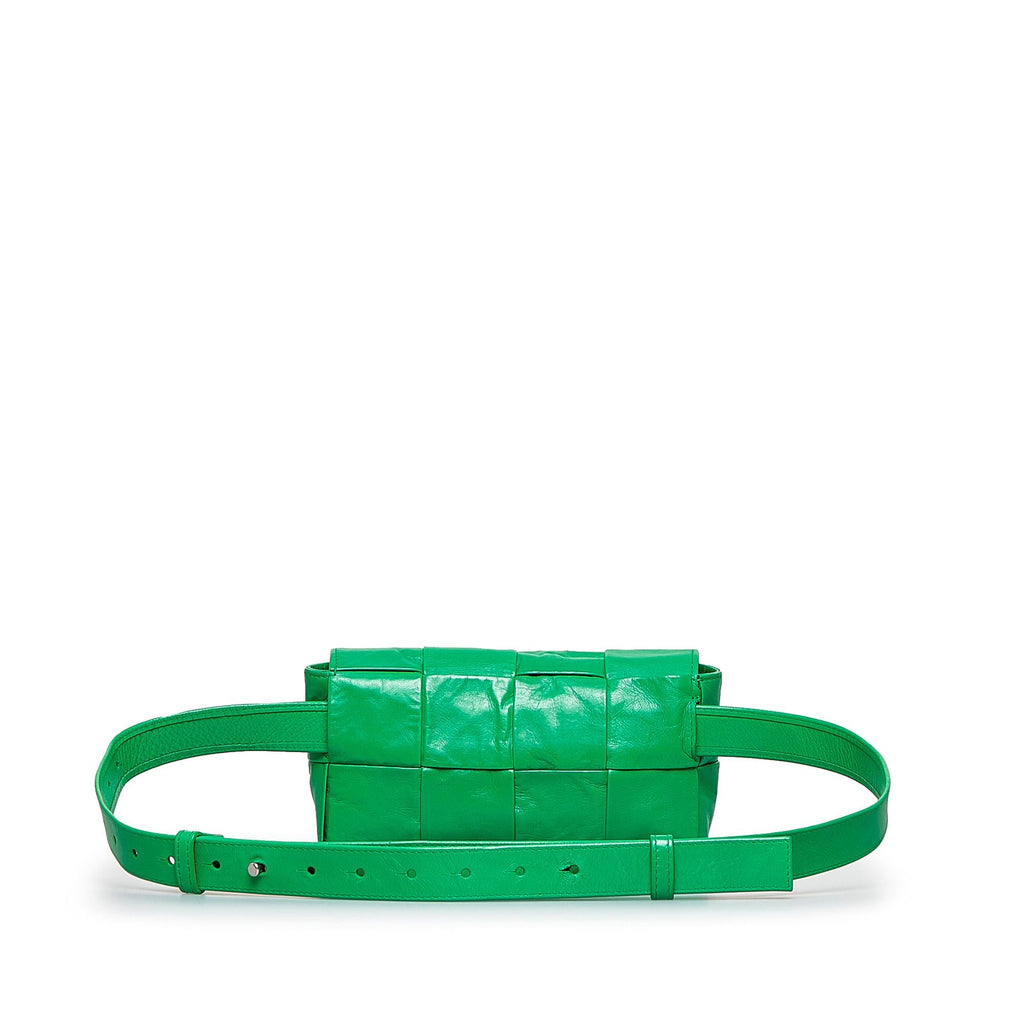Bottega Veneta Calfskin Intrecciato Cassette Belt Bag