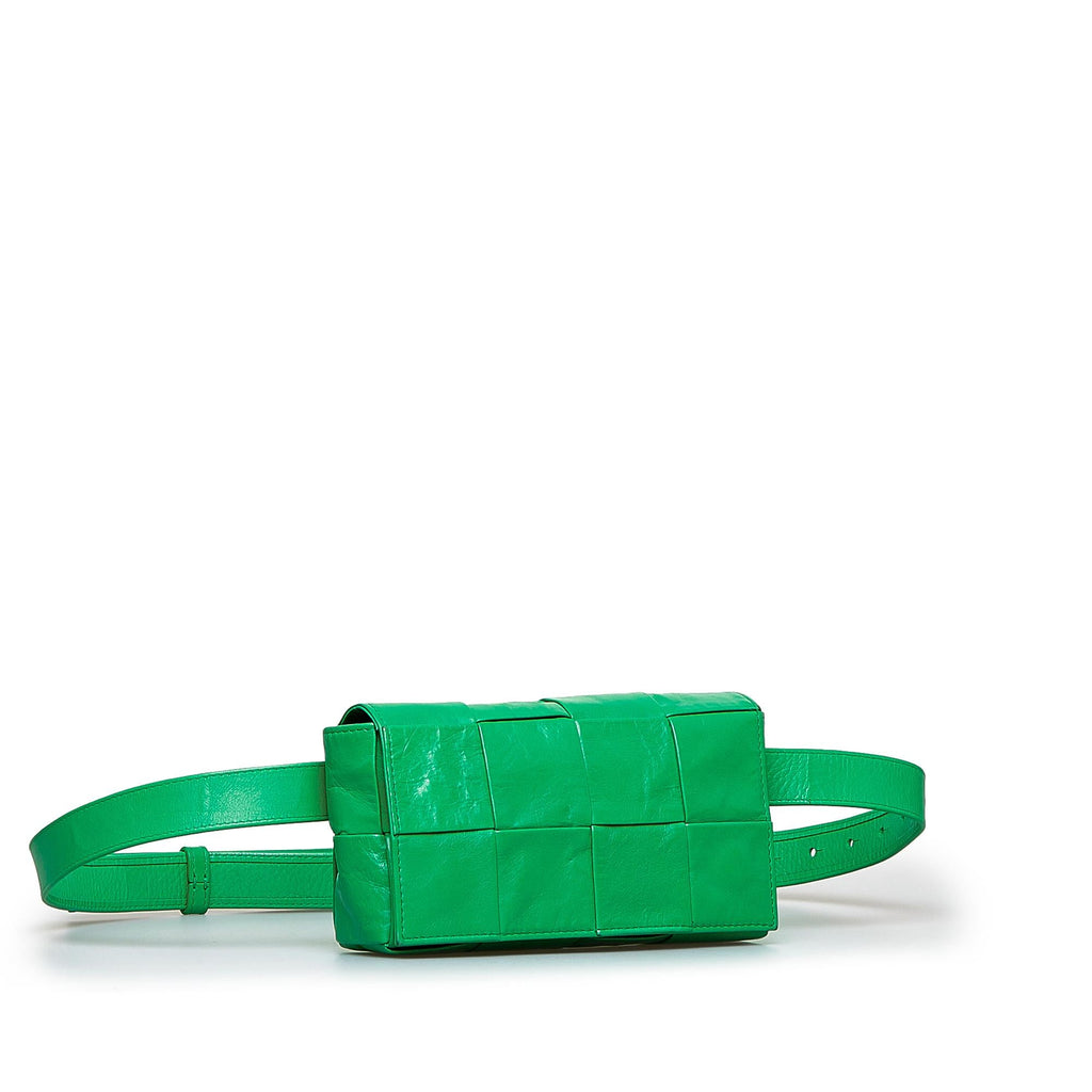Bottega Veneta Calfskin Intrecciato Cassette Belt Bag