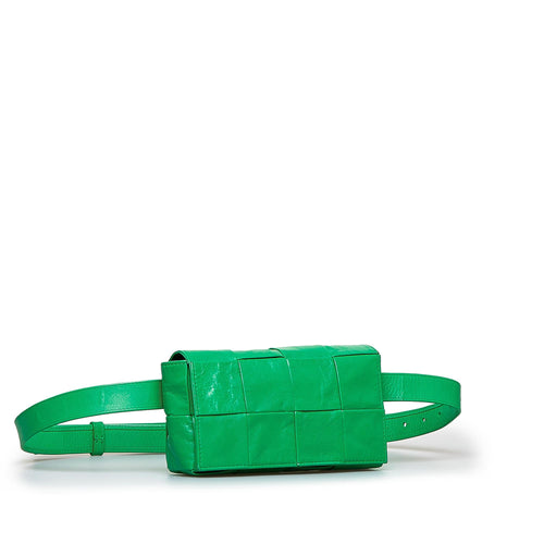 Bottega Veneta Calfskin Intrecciato Cassette Belt Bag