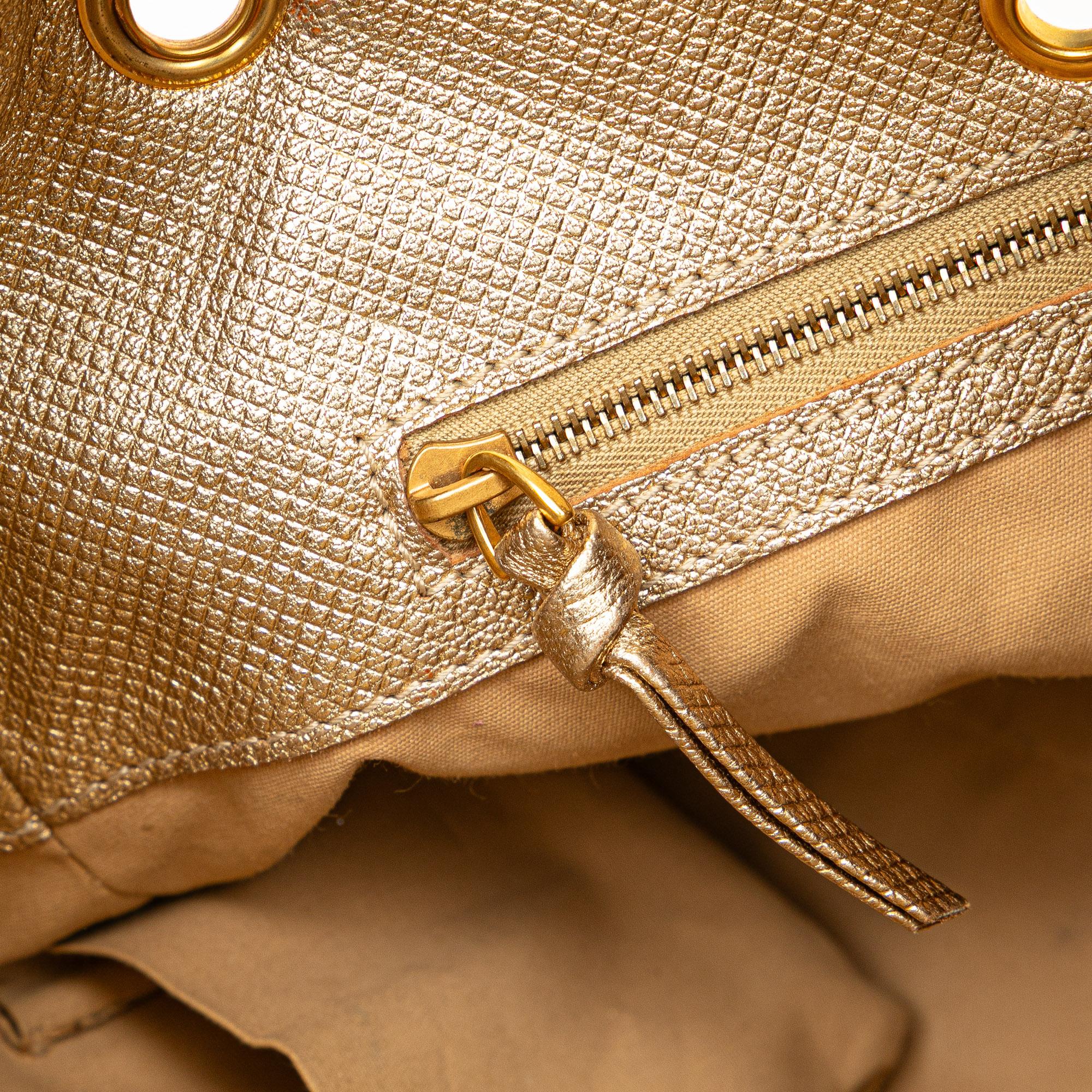 Bottega Veneta Calfskin Intrecciato Grommet Handbag