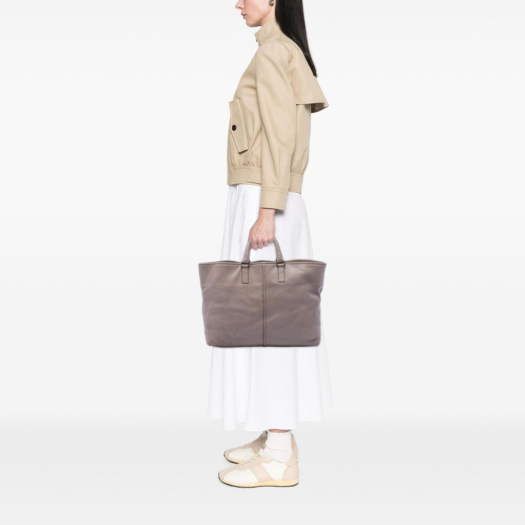 Bottega Veneta Calfskin Intrecciato Handle Tote