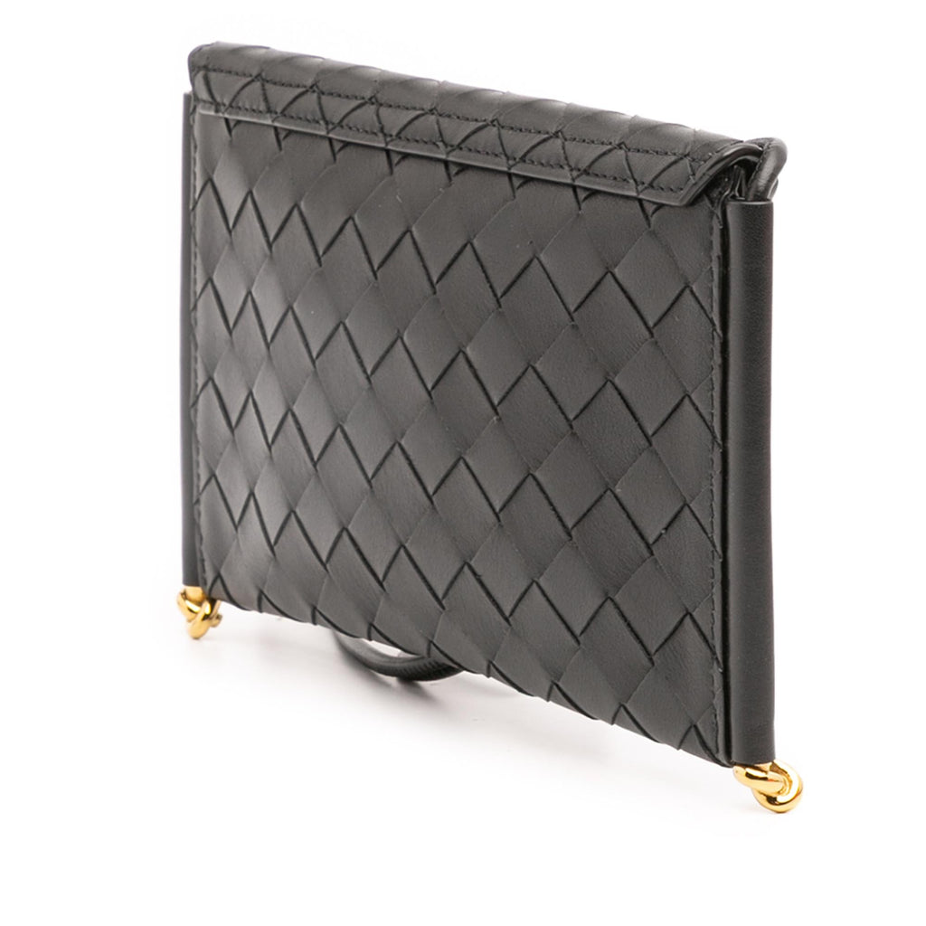 Bottega Veneta Calfskin Intrecciato Solstice Phone Pouch