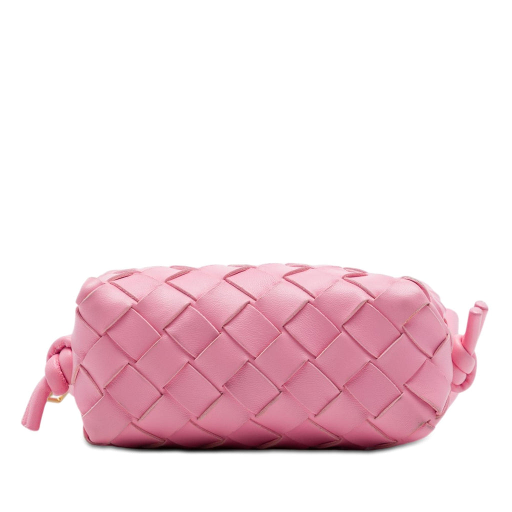 Bottega Veneta Candy Lambskin Intrecciato Loop Camera Bag