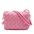Bottega Veneta Candy Lambskin Intrecciato Loop Camera Bag