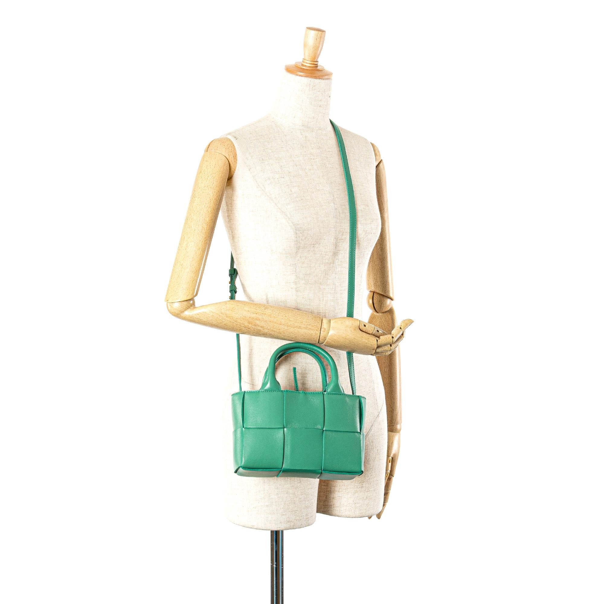 Bottega Veneta Candy Lambskin Intreccio Arco Tote