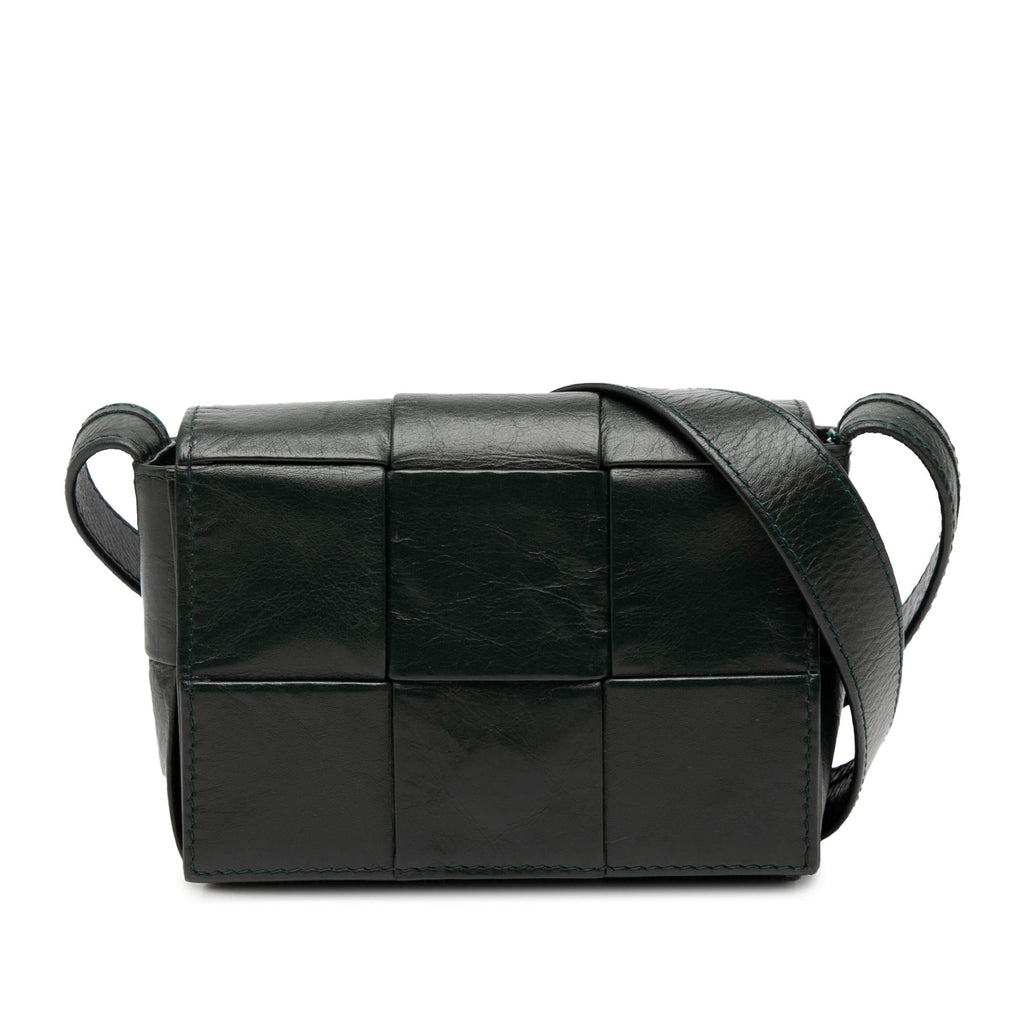 Bottega Veneta Candy Nappa Intrecciato Cassette Crossbody