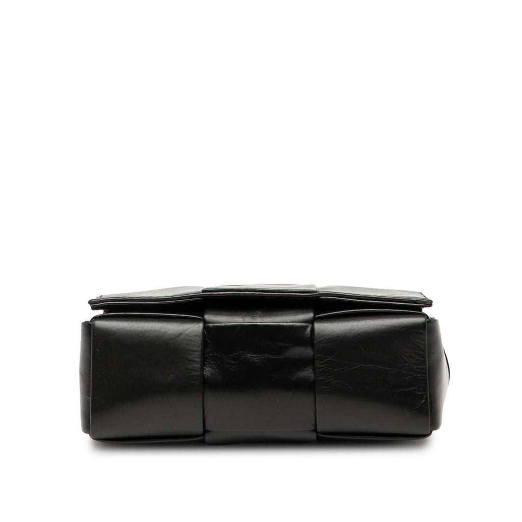 Bottega Veneta Candy Paper Calfskin Intrecciato Cassette Crossbody