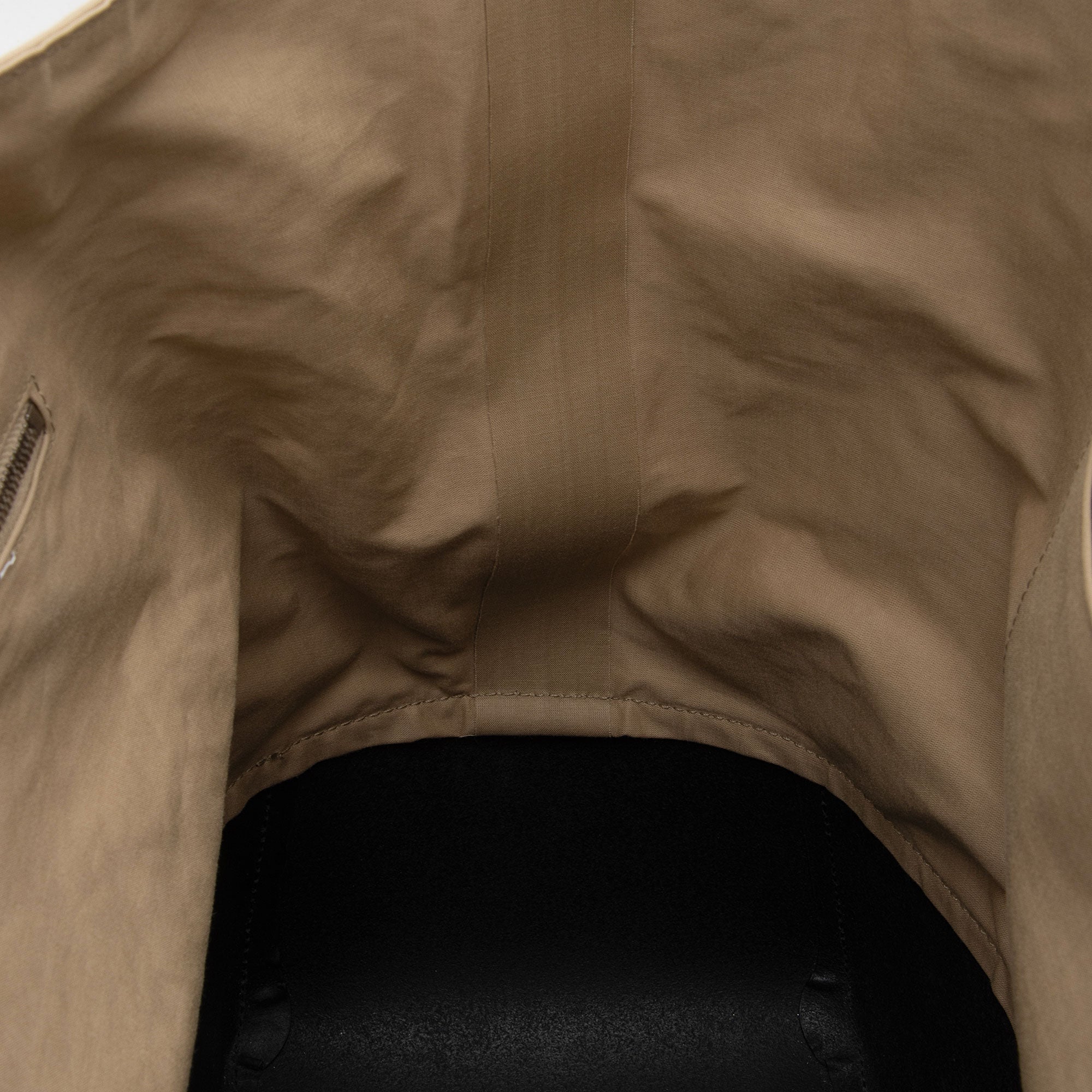 Bottega Veneta Canvas Calfskin Two Tone Tote