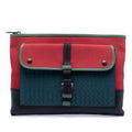Bottega Veneta Canvas and Nappa Intrecciato Clutch