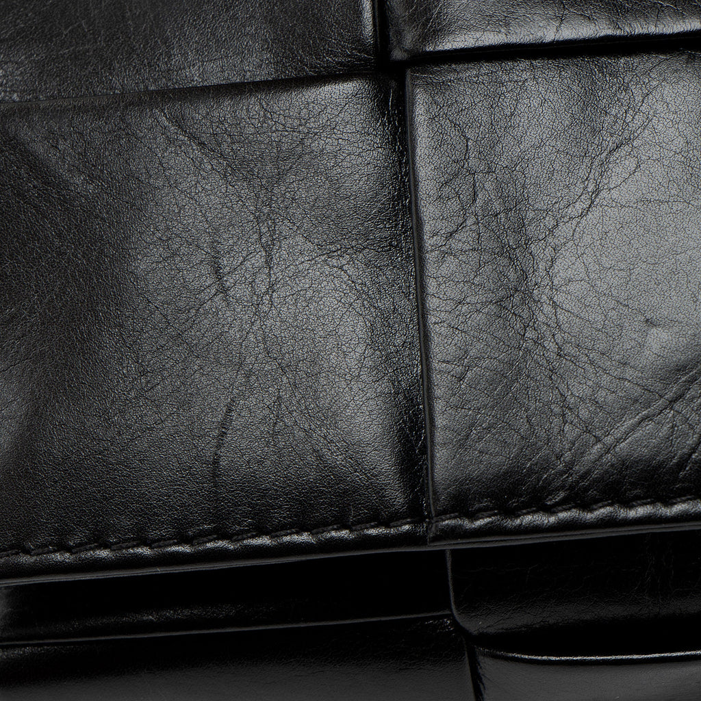 Bottega Veneta Crinkled Lambskin Extra Mini Cassette Crossbody