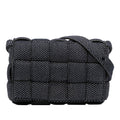 Bottega Veneta Denim Intrecciato Cassette Padded Crossbody