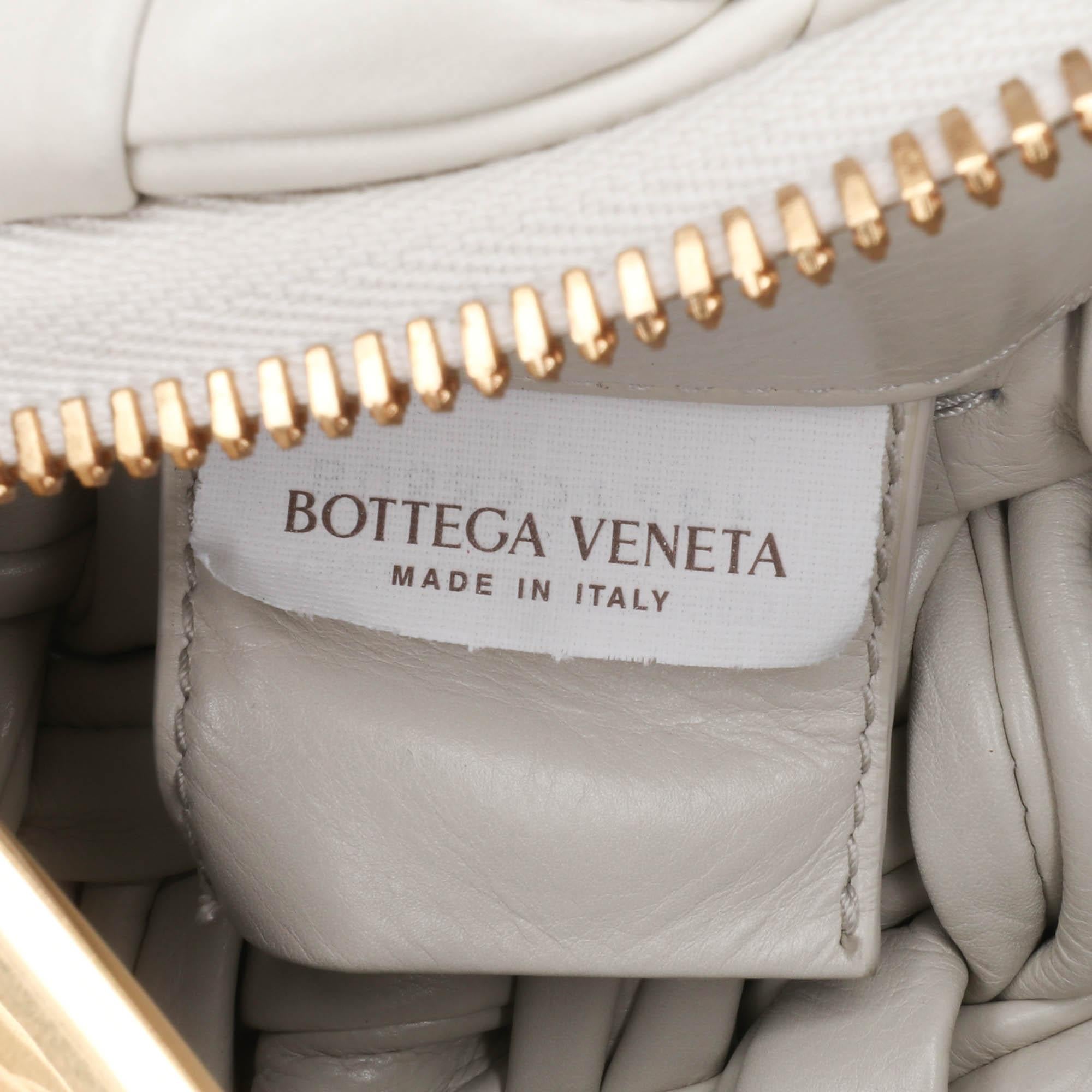 Bottega Veneta Foulard Intrecciato Calfskin Banana Hobo