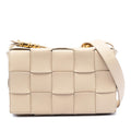 Bottega Veneta Grained Calfskin Intrecciato Cassette Crossbody