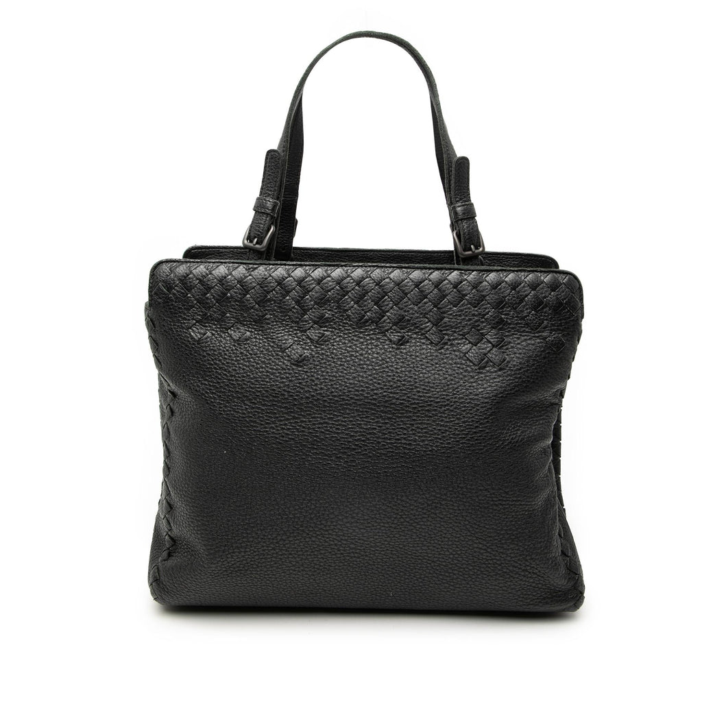 Bottega Veneta Grained Calfskin Intrecciato Tote