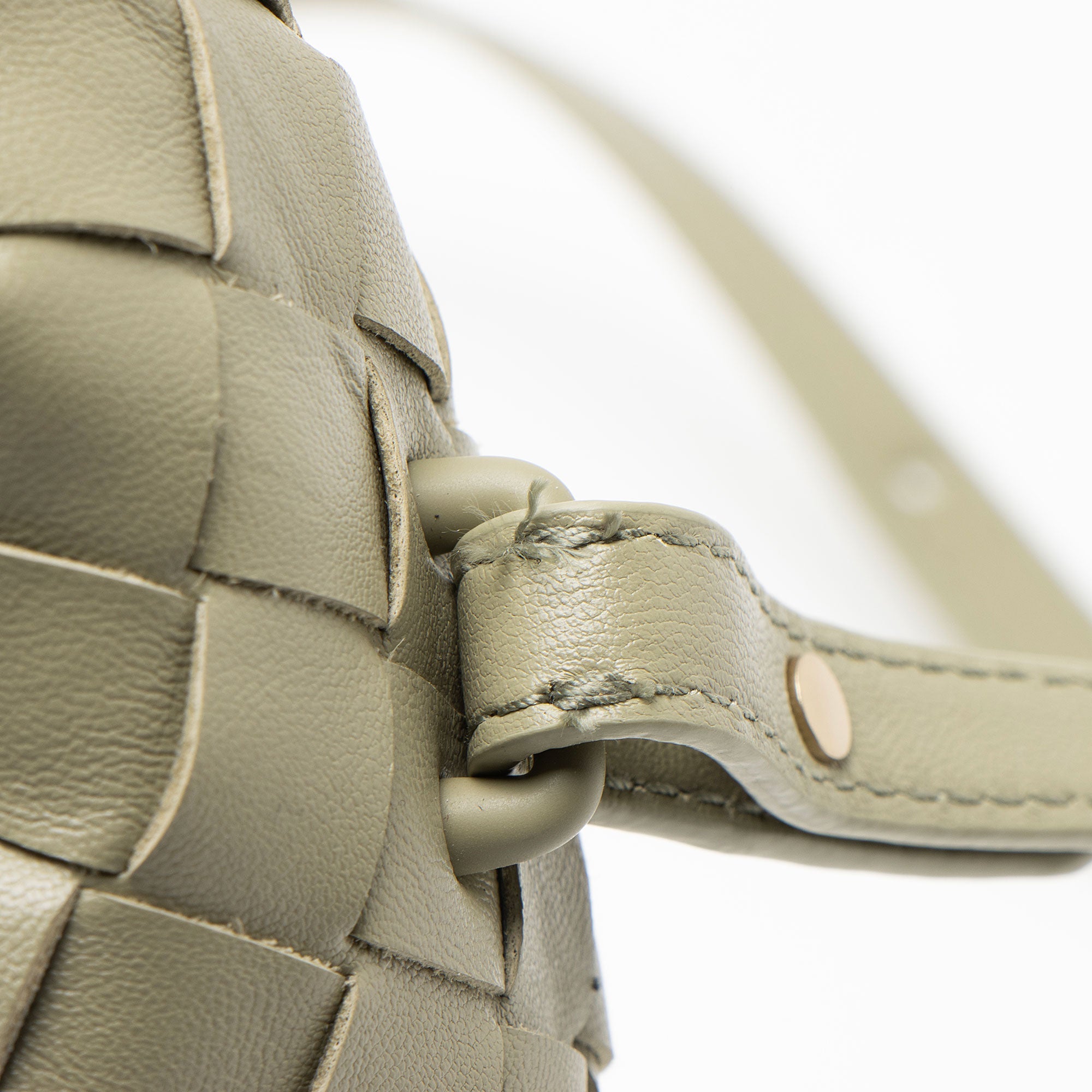 Bottega Veneta Intrecciato Calfskin Mini Hop Top Handle