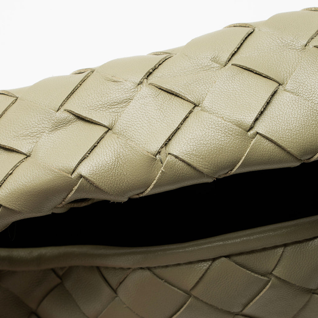 Bottega Veneta Inrecciato Calfskin Mini Hop Top Handle