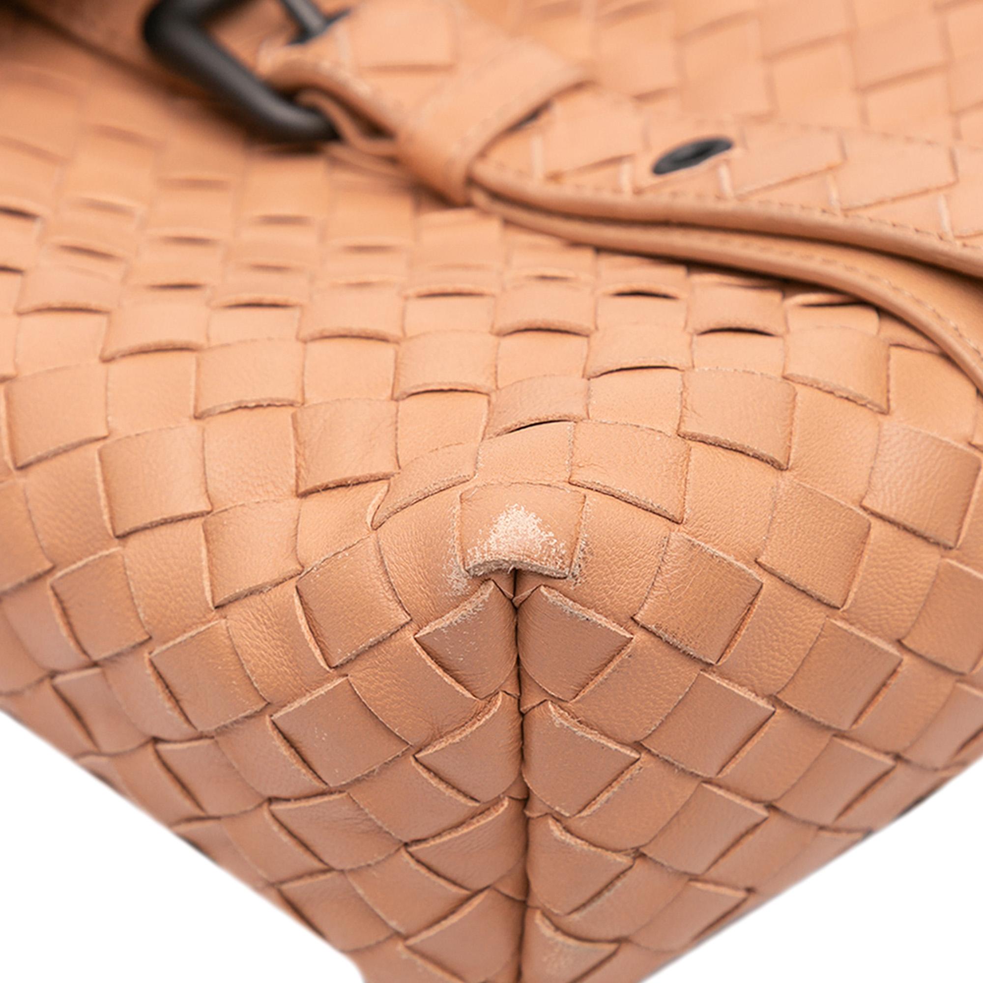 Bottega Veneta Intrecciato Flap Satchel