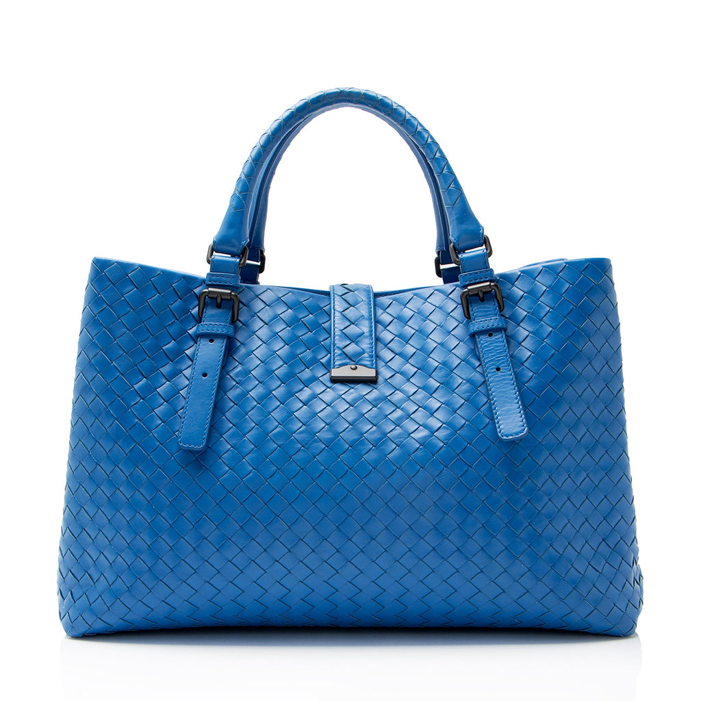 Bottega Veneta Intrecciato Nappa Roma Medium Satchel
