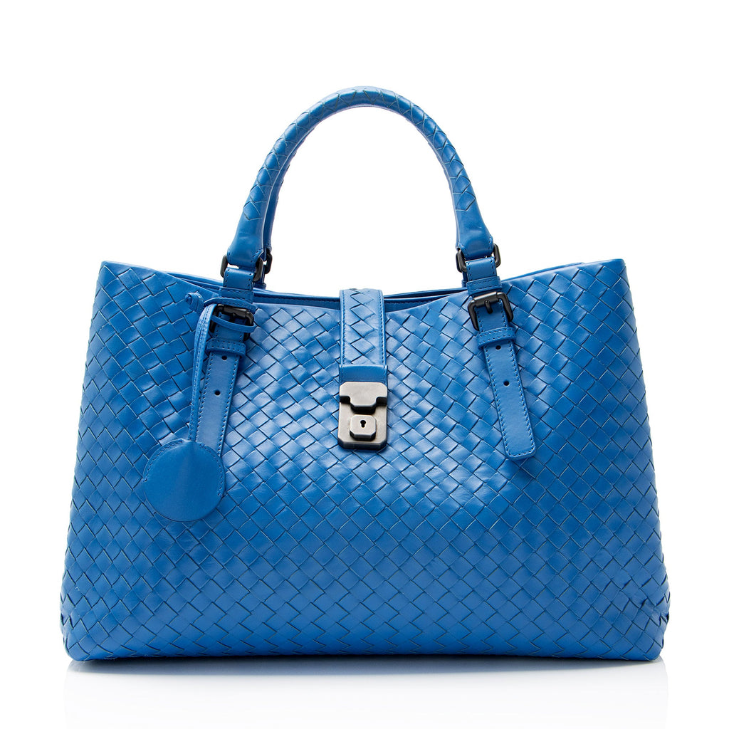 Bottega Veneta Intrecciato Nappa Roma Medium Satchel